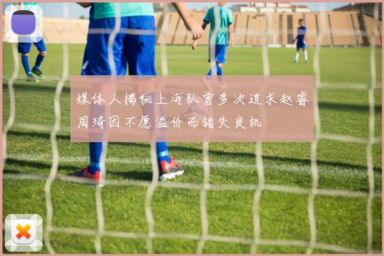 媒体人揭秘上海队曾多次追求赵睿周琦因不愿溢价而错失良机